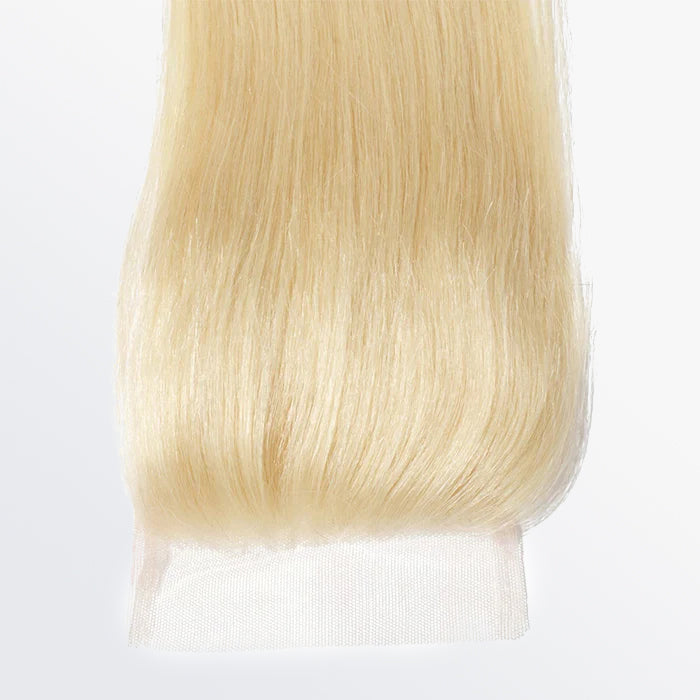 12-20 Inch 4" x 4" Straight Free Parted 12A #613 Lace Closure
