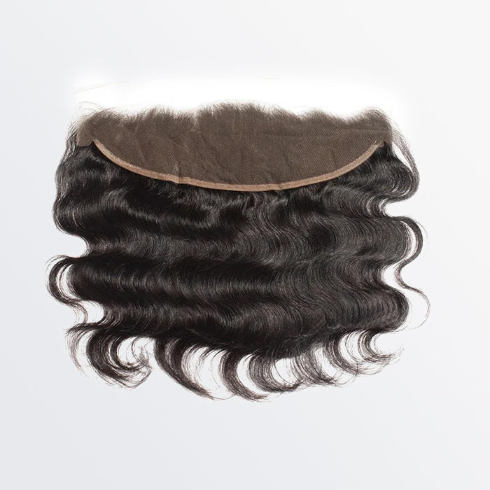 14-20 Inch 13" x 4" Body Wavy Free Parted Frontal #1B Natural Black