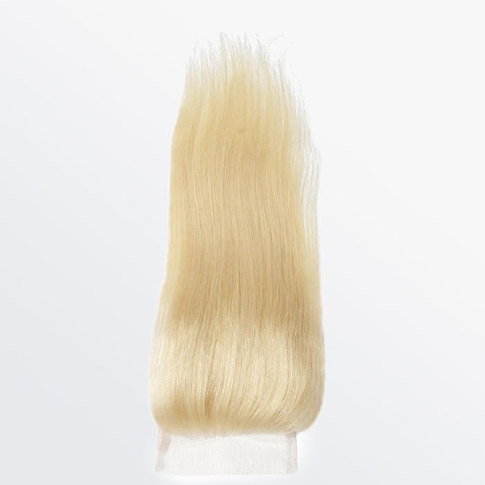 12-20 Inch 4" x 4" Straight Free Parted 12A #613 Lace Closure